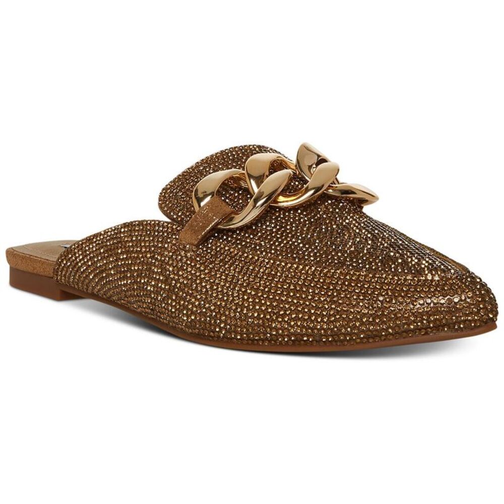 Steve Madden Womens FLEUR Bronze Pointed toe Slip on Casual Loafers Shoes NWT